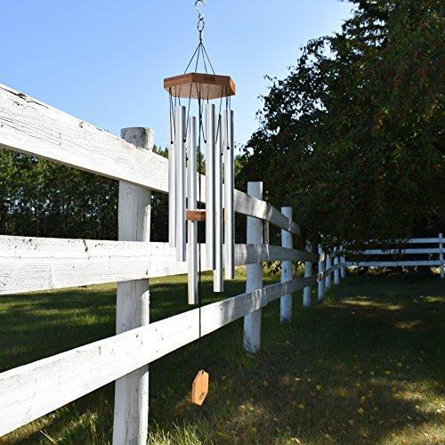 Soothing Melodic Tones & Solidly Constructed Bamboo/Aluminum Chime by UpBlend Outdoors