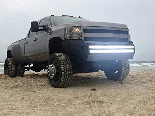 Nilight Light Bar 2PCS 20 Inch 126W LED Lights Spot Flood Combo Led Off Road Driving Lights Led Fog Lights Jeep Lights Boat Lighting LED Work Light ,2 Years Warranty