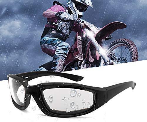 3 Pair Motorcycle Riding Glasses Padding Goggles UV Protection Dustproof WindproofMotorcycle Sunglasses with Clear Lens for Outdoor sports Actives