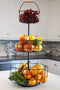 Useful UH-FB206 3 Tier Decorative Wire Fruit Basket Countertop Stand