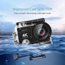 Dragon Touch 4K Action Camera 16MP Sony Sensor Vision 3 Underwater Waterproof Camera 170° Wide Angle WiFi Sports Cam with Remote 2 Batteries and Mounting Accessories Kit