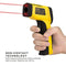 AVANTEK Dual Laser Infrared Thermometer -58 ºF - 1562 ºF (-50 ºC - 850 ºC), Non-Contact Digital IR Temperature Gun, Adjustable Emissivity, MAX/MIN/DIF/AVG Modes with Temperature Alarm