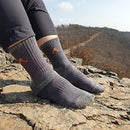 PEACE OF FOOT Hiking Socks boot socks For Mens 6(5+1) Pairs Multi Sports Trekking Climbing Camping working Crew Socks