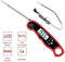 A ALPS Oven Safe Leave in Meat Thermometer, Dual Probe Instant Read Food Meat Thermometer Digital with Alarm Function for Cooking, BBQ, Smoker and Grill (Black)