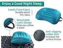 Trekology Ultralight Inflatable Camping Travel Pillow - ALUFT 2.0 Compressible, Compact, Comfortable, Ergonomic Inflating Pillows for Neck & Lumbar Support While Camp, Hiking, Backpacking