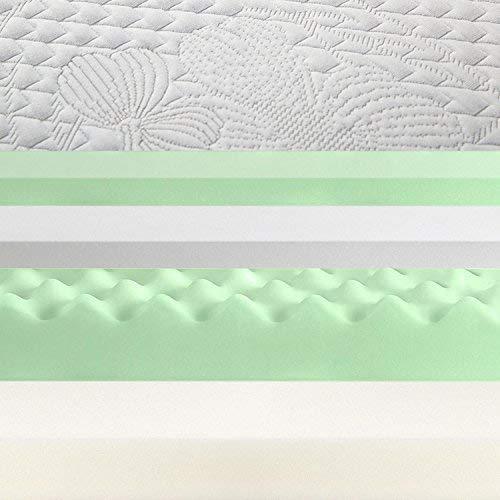 PrimaSleep 8 Inch Premium Cool Gel Multi Layered Memory Foam Bed Mattress, Twin