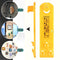 Picture Hanging Tools, Picture Hanger Vertical and Horizontal Levels Frame Hanging Tool, Picture Ruler, Easy Frame Tool for Marking Position and Measuring the Suspension and Horizontal Wall of Roof
