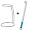 Lily's Home Wine Decanter Drying Stand with Rubber Coated Top to Prevent Scratches, Includes Cleaning Brush, For Standard Large Bottomed Wine Decanters, Decanter and Wine Glass NOT Included