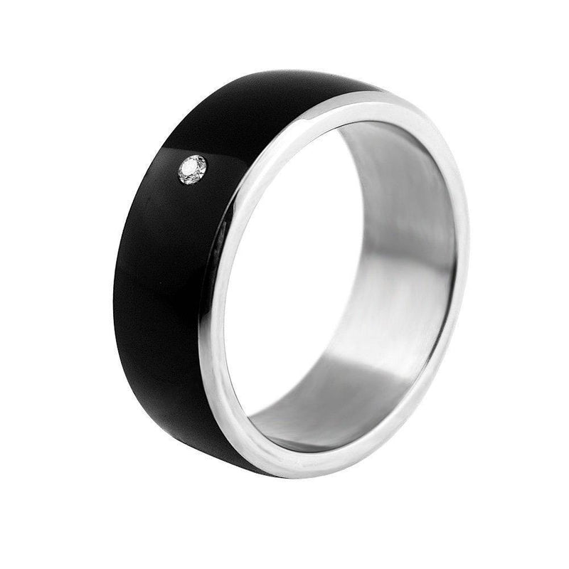 ChiTronic Newest Magic Smart Ring Universal For All Android Windows NFC Cellphone Mobile Phones,Black,Ring Size 62.8mm(Girth)