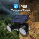 Solar Lights Outdoor,Hallomall Solar Security Lights with Dual Head Spotlights 26 LED Waterproof 360-Degree Rotatable Solar Motion Lights outdoor for Yard Garden Garage Patio Porch