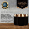 QualityPerfection 100 Black Party Drink Blank Can Coolers(12,25,50,100,200 Bulk Pack) Blank Beer,Soda Coolies Sleeves | Soft,Insulated Coolers | 30 Colors | Perfect For DIY Projects,Holidays,Events