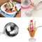 3 Stainless Steel Ice Cream Scoops with Trigger, Melon Baller Set for Fruits, Vegetable, Meat, Cake, Large, Medium, Small Size (3 packs)