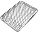 Baking Rack - Cooling Rack - Stainless Steel 304 Grade Roasting Rack - 10" X 15" - Heavy Duty Oven Safe, Commercial Quality Cooling Racks For Baking - Metal Wire Grid Rack Design by DuraCasa