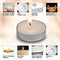 Hyoola Tea Lights Candles - 200 Bulk Candles Pack - European Quality White Unscented Tealight Candles - 4 Hour Burn Time