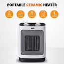 ANSIO Electric Heater Ceramic Space Heater for Home and Office Ceramic Small Heater with 1500W Oscillating, Overheat Protection Ideal for Small & Medium Rooms - 2 Year Warranty