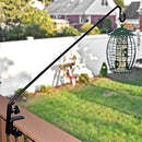 Gray Bunny GB-6819 Heavy Duty Deck Hook, 37 Inch Pole, 2 Inch Non-Slip Clamp, with 360 Degree Swivel, for Bird Feeders, Planters, Suet Baskets, Lanterns, Wind Chimes and More