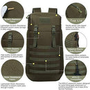 Aveler 40L Lightweight Camping Hiking Backpack MOLLE Compatible Water-Resistance Traveling Daypack