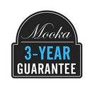 Mooka Air Purifier with True HEPA Filter, Portable Air Cleaner for Rooms and Offices, Odor Cleaner with 3 Stage Filtration System, Night Light, 2 Fan Speeds, 100% Ozone Free