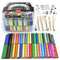 ARTEZA Polymer Clay Starter Kit, 42 Colors of Oven-Bake, Baking Clay Blocks, 5 Sculpting Tools, and 30 Jewelry Accessories