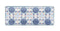 Bico Havana Ceramic 14 inch Rectangular Serving Platter, Set of 2, for Serving Salad, Pasta, Cheese, Ham, Appetizer, Microwave & Dishwasher Safe, House Warming Birthday Anniversary Gift