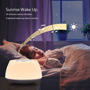 Wake Up Light Alarm Clock Sunrise Sunlight Simulation, Sleep Aid Therapy Lamp Timer with Sunset White Noise, Natural Gradual Bedside Night Light for Kids Adult Gift, Snooze Function for Heavy Sleepers