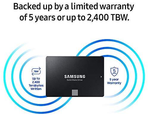 Samsung SSD 860 EVO 1TB 2.5 Inch SATA III Internal SSD (MZ-76E1T0B/AM)