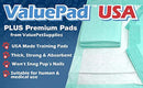 ValuePad Plus USA Puppy Pads, 23x24 Inch, Premium 34 Gram
