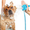 Bennies World Pet Shower Tool - Bath Sprayer Scrubber Dogs Cats Horses - Adjustable