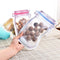 Total 18 Pieces Mason Jar Pattern Zipper Airtight Seal Bags Set Reusable Portable Food Saver Storage Bags for Travel Picnic Camping by APOL