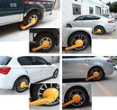 Homdox Wheel Lock Heavy-Duty Car Tire Steel Anti-Theft Wheel Clamp Lock for Auto Car Truck SUV ATV RV