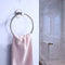 Kes Bath 3M Hand Towel Holder Ring Hanger Self-Adhesive + Nail Drill Free Glue Damage Free SUS304 Stainless Steel Brushed Finish, A2180DM-2