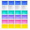 JUSLIN Poly Envelope Folder with Snap Button Closure, 24PCS Waterproof Transparent Project Envelope Folder, A4 Letter Size