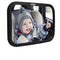 Safe backseat baby car mirror by PixoBaby (Black). Easy installation on backseat headrest. Its crystal clear reflection allows you to see your baby and lets your precious see you...