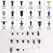 UTSAUTO 620Pcs Car Retainer Clips & Plastic Fasteners Kit Fender Rivet Clips 16 Most Popular Sizes Auto Push Pin Rivets Set for Toyota GM Ford Honda Acura Chrysler