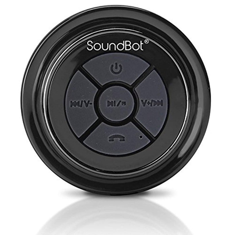 SoundBot SB517FM IPX7 Water-Proof Bluetooth Speaker with FM Radio Speaker (Black/Black)