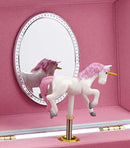 JewelKeeper Girl's Musical Jewelry Storage Box Pullout Drawer, Rainbow Unicorn Design, The Unicorn Tune