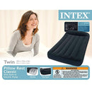 Intex Pillow Rest Classic Airbed with Built-in Pillow and Electric Pump, Twin