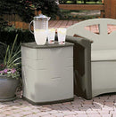 Rubbermaid 2047053 Deck Box Medium Sandstone