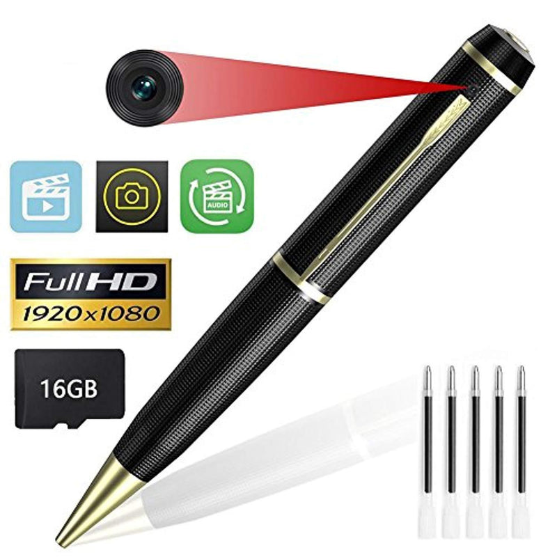 KIMUVIN Spy Pen Camera,16GB 1080P Full HD Mini Hidden Camera Pen with Video and Photo Recorder Dvr (2018)