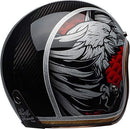 Bell Custom 500 Carbon Open-Face Motorcycle Helmet (Ace Cafe Tonup Black/White, X-Large)