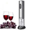 Electric Wine Bottle Opener Cordless 2-in-1 Vacuum Pump and Bottle Opener with Markable Wine Stopper,  Foil Cutter and Collectible Recharging Base