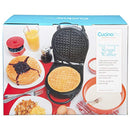 CucinaPro Waffle Maker- Non-stick American Waffler Iron with Adjustable Browning Control- Beeps When Ready