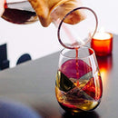 Stemless Wine Glass RED 21Oz Set 4 ANTONI BARCELONA