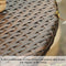 PHI VILLA Patio Rattan Folding Chair Indoor Outdoor Wicker Chair, 2 Pack