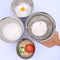 Mixing Bowls Stainless Steel, Thickened Premium Nesting Bowls by Umite Chef, Matte and Mirror Finish, For Healthy Meal, Nesting and Stack able, Set of 6 Sizes 1.59, 2.11, 2.85, 3.59, 4.65, 5.50 QT