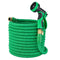 Elite4 100ft Expandable Garden Hose, Leakproof Patent Connector Flexible Water Hose, 3/4" Solid Brass Fittings -No-Kink, 9 Function Spray Included