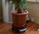 TRUEDAYS 16" Plant Saucer Caddy Pot, Plant Dolly with Wheel Roller Moving Tray Pallet