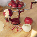 Apple Peeler and Corer by Cucina Pro - Long Lasting Chrome Cast Iron with Countertop Suction Cup
