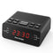 Alarm Clock Radio, Digital Alarm Clock with AM/FM Radio, Sleep Timer, Dimmer, Snooze, 0.6” Digital LED Display and Battery Backup Function