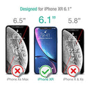 XDesign Glass Screen Protector Designed for Apple iPhone XR 2018 (3-Pack) Tempered Glass with Touch Accurate and Impact Absorb + Easy Installation Tray for iPhone XR [Fit with Most Cases] - 3 Pack - 3 Pack